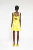 Back view of the Alli Blair NY Summer Truffle Ruffle Babydoll Dress