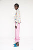 Side view of Alli Blair NY Call Me Confident Blouse