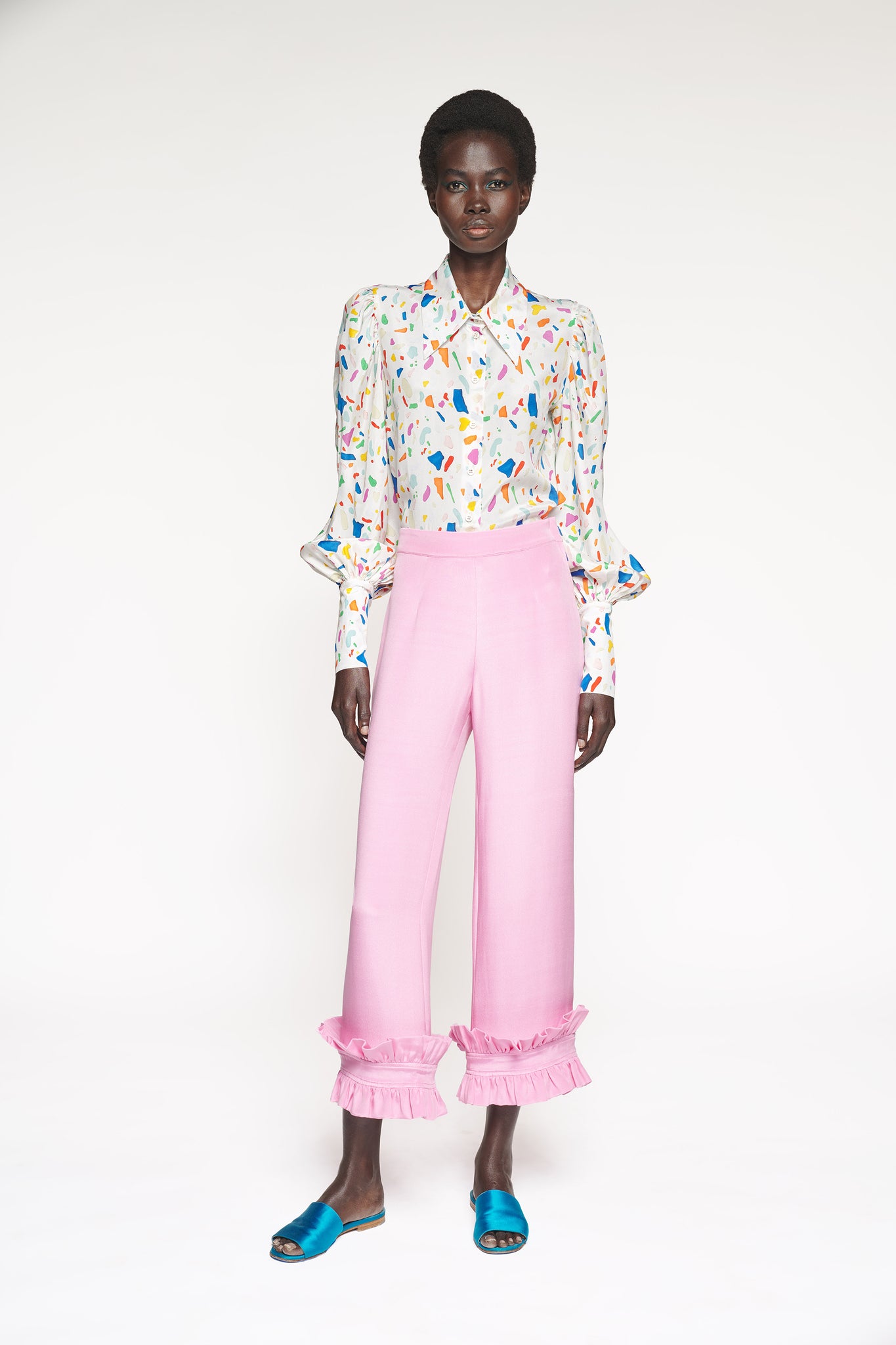 Front view of Alli Blair NY Consciously Creative Pants