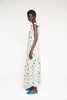Side view of the Alli Blair NY Living The Daydream Maxi Dress