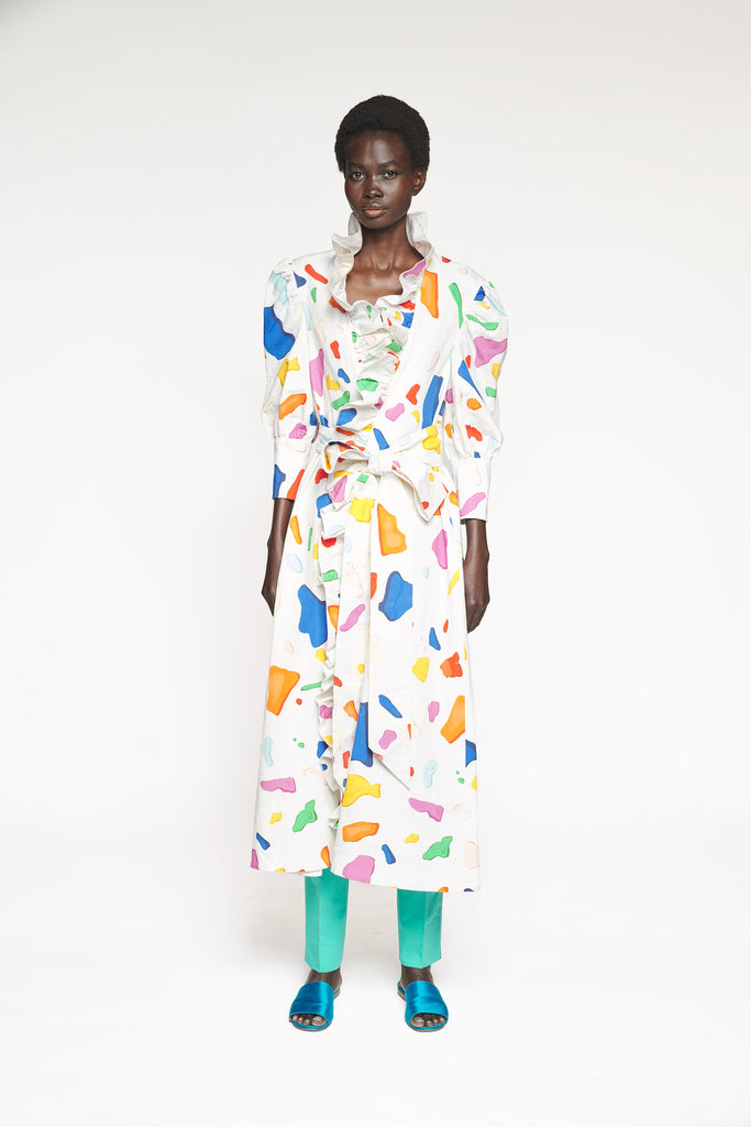 Front view of the Alli Blair NY Crown Jewel Day Robe